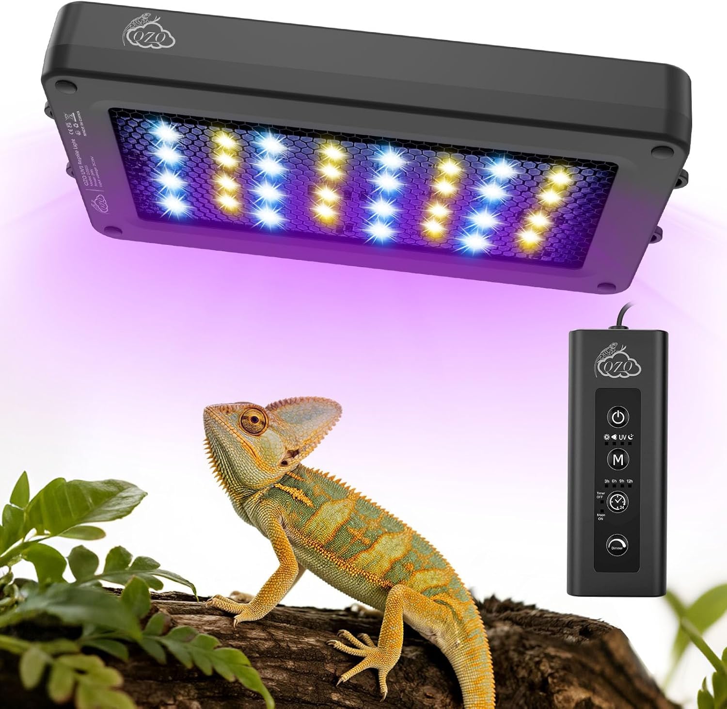Marine Aquarium Led Lights - 24W LED UVA UVB-reptiellamp met dimmen