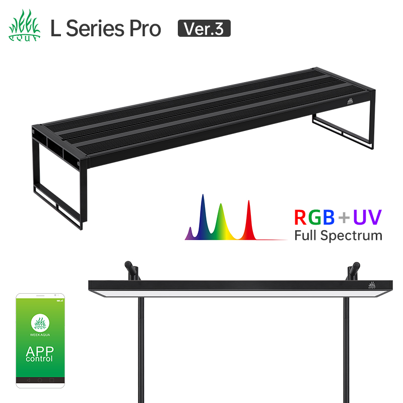 Marine Aquarium Led - WEEK AQUA L-serie APP-bediening Dimmer en