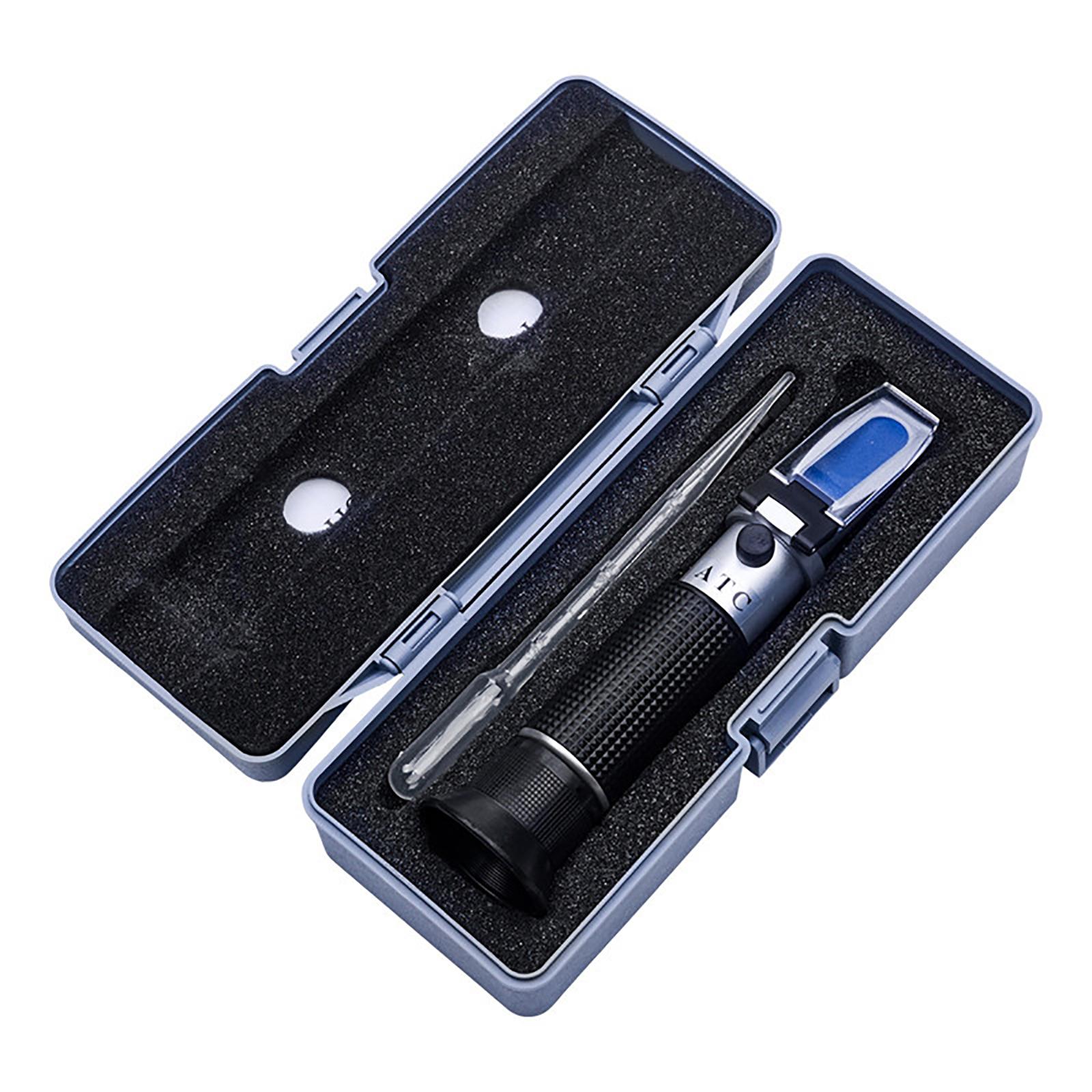 Marine Aquarium Refractometer - Brix-refractometer met ATC en schroevendraaier, reinigingsdoekje