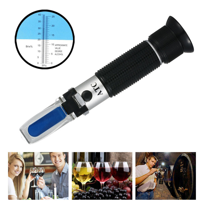 0-40% Brix 0-25% Alcohol Druiv - Marine Aquarium Refractometer recensie en prijs