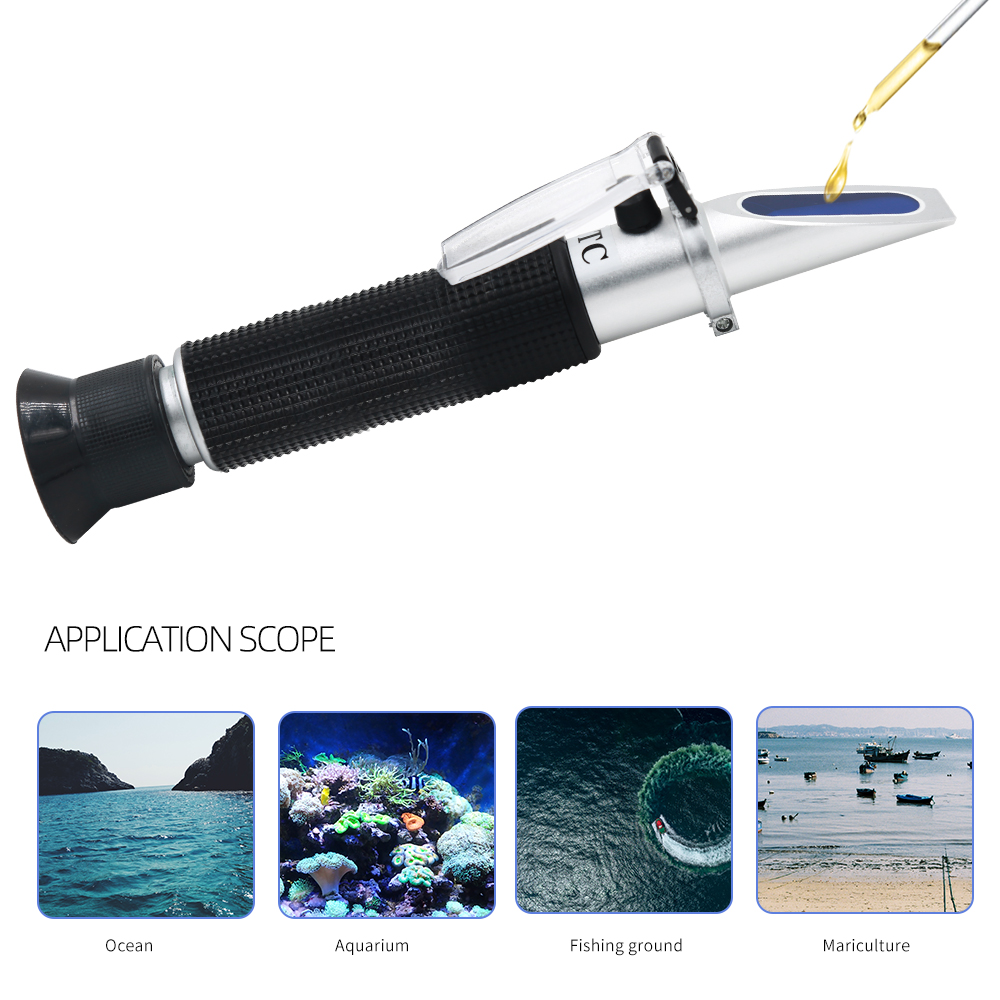 3 In 1 Handheld 0-10% Zoutgeha - Marine Aquarium Refractometer recensie en prijs