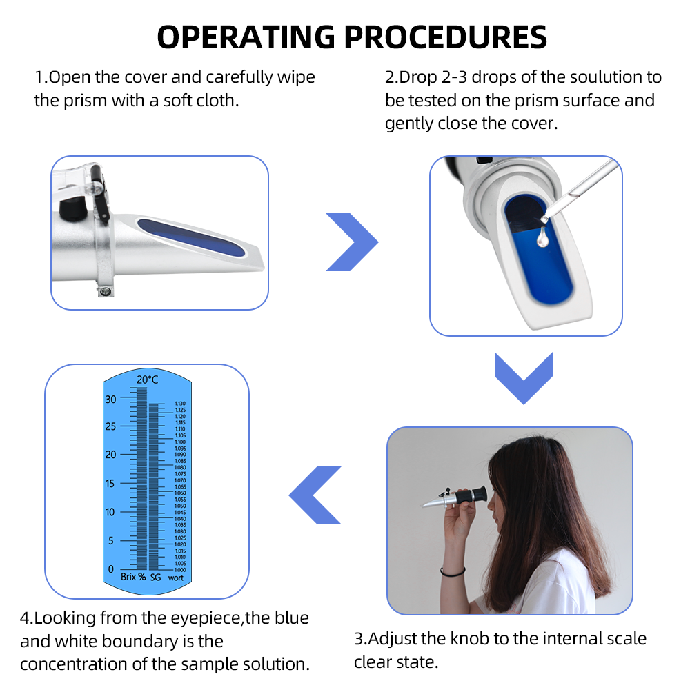 Bier Wort Refractometer 0-32%  - Marine Aquarium Refractometer recensie en prijs