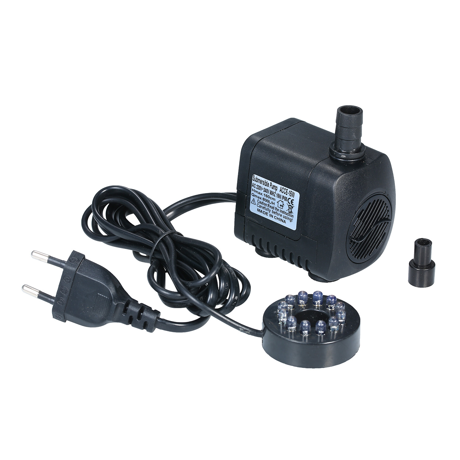 LED Licht Dompelpomp 800L/H Ul - Marine Aquarium Led recensie en prijs