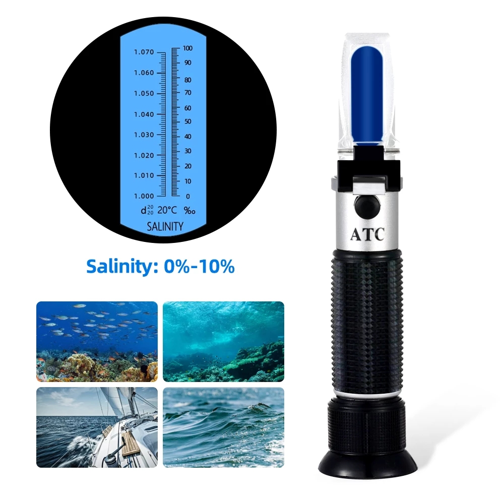 Zoutgehalte Refractometer 0-10 - Refractometer Salinity recensie en prijs