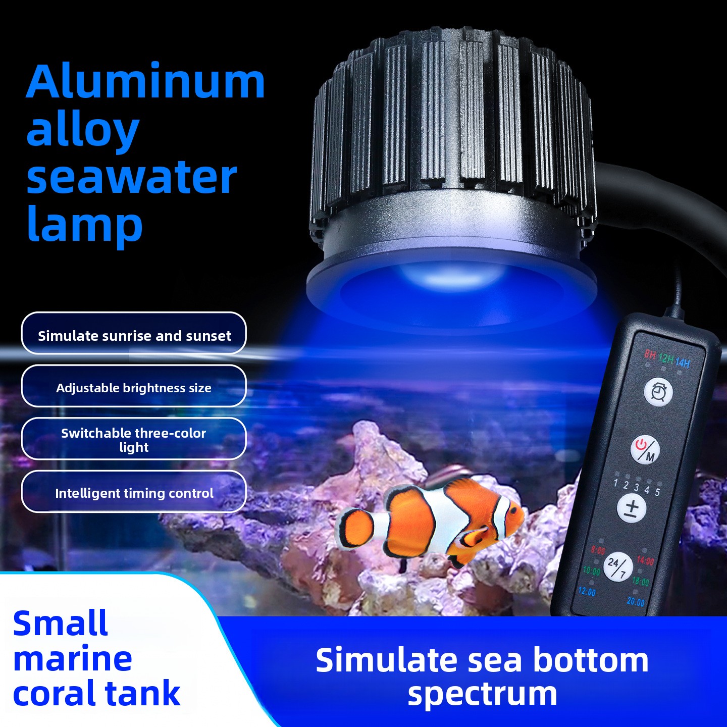 Diepzee spectrale intelligente - Marine Aquarium Led Lights recensie en prijs