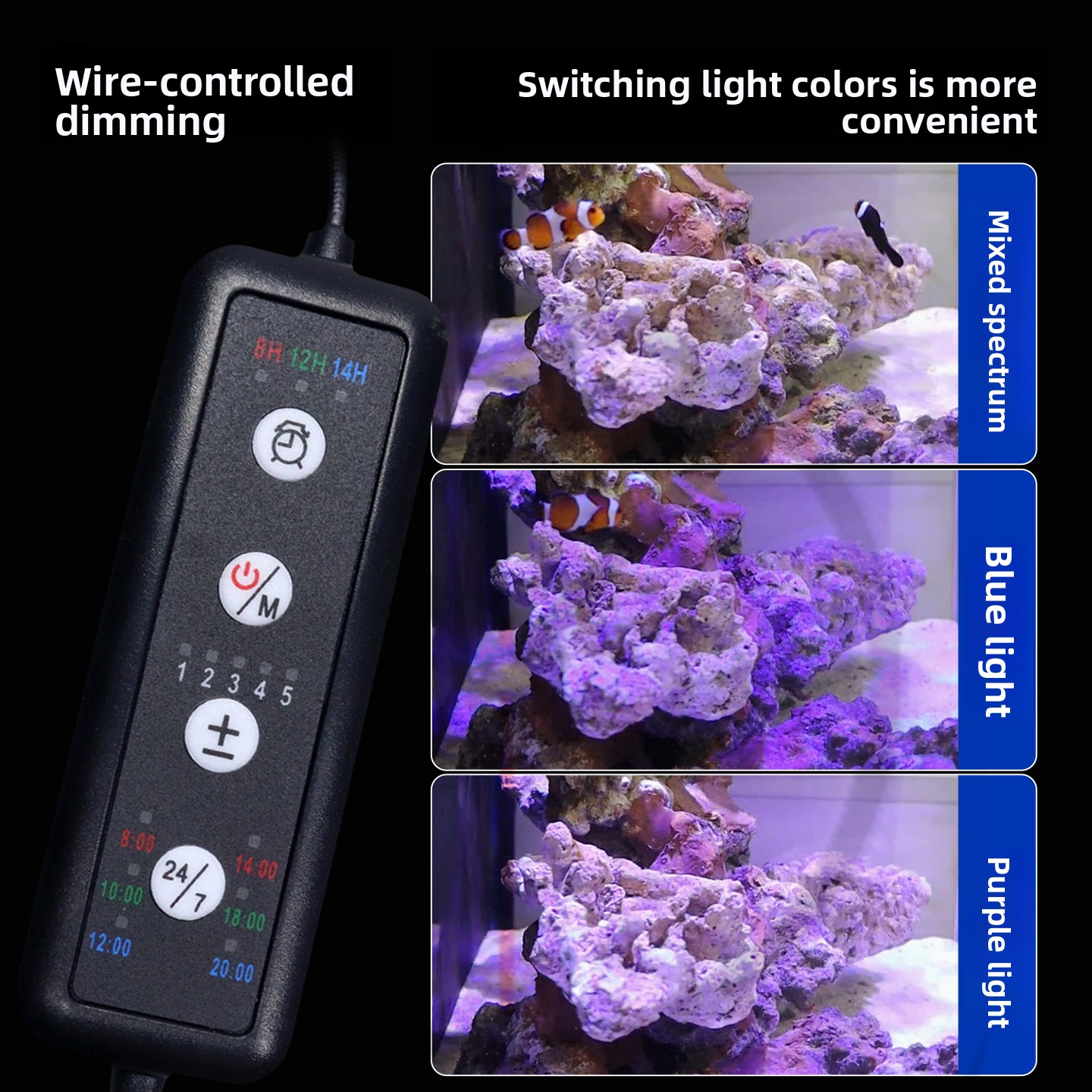 Diepzee spectrale intelligente - Marine Aquarium Led Lights recensie en prijs