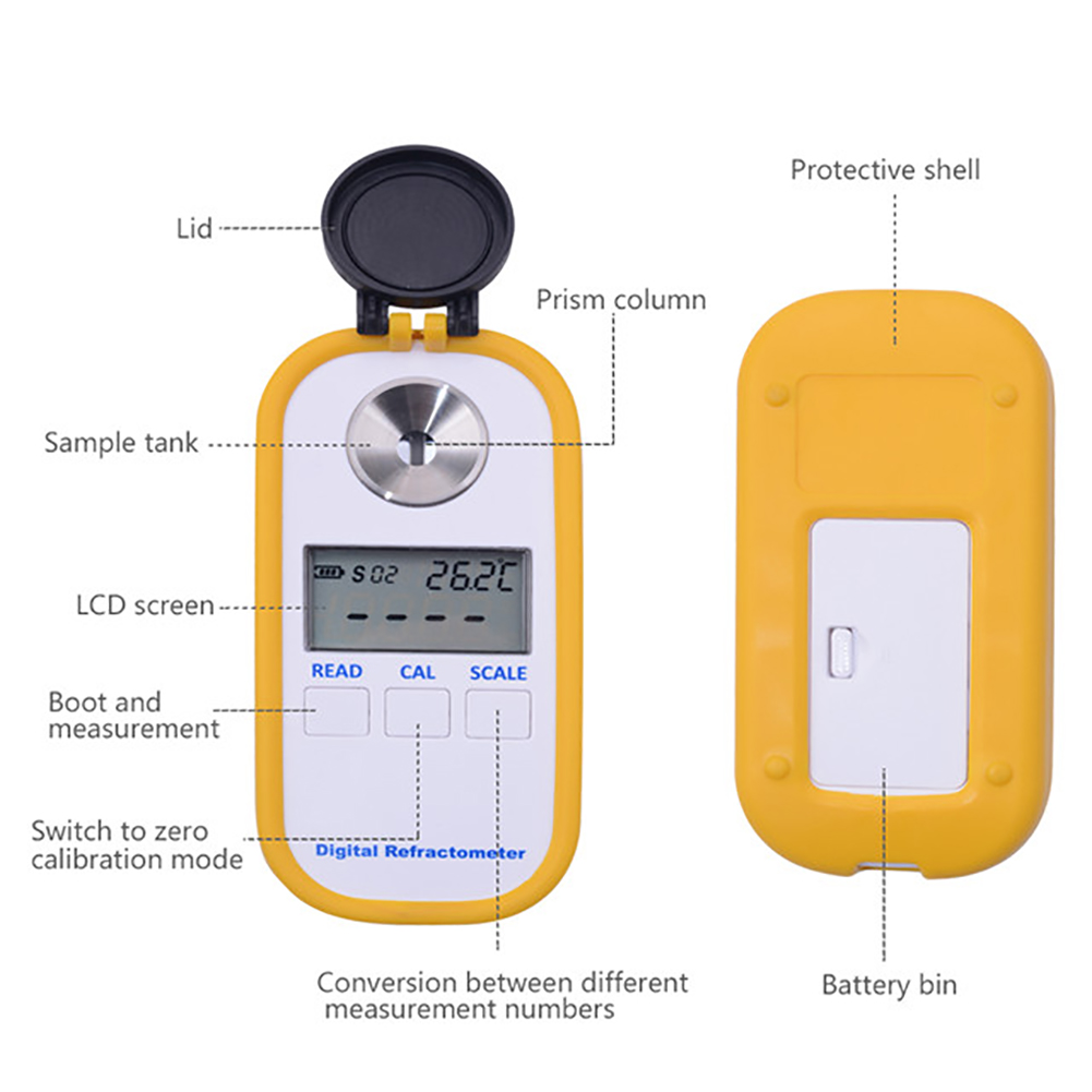 Digitale Auto Antivries Refrac - Refractometer Salinity recensie en prijs