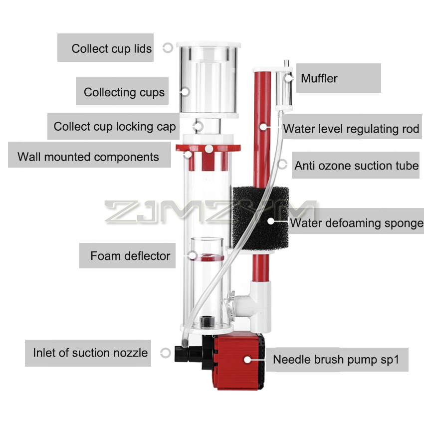 NANO-150 Eiwitskimmer Ingebouw - Protein Skimmer Hang On recensie en prijs